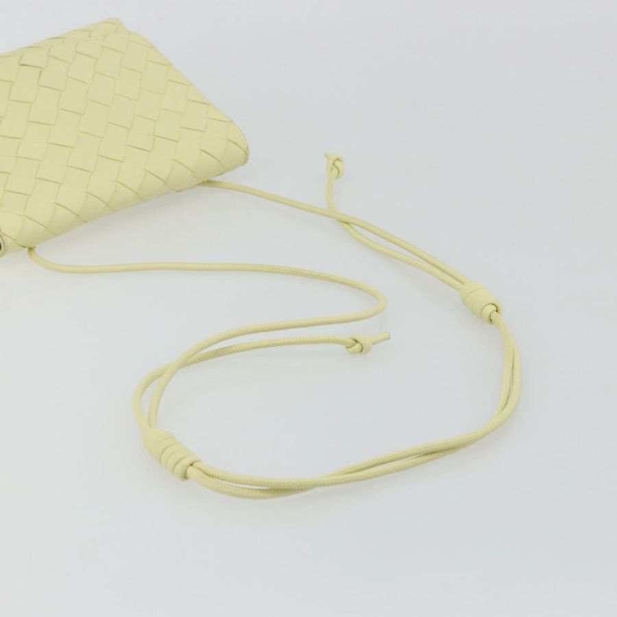 【日本直送】BOTTEGA VENETA INTRECCIATO 皮革肩背包 米色 金色 正品 BA13794V-6