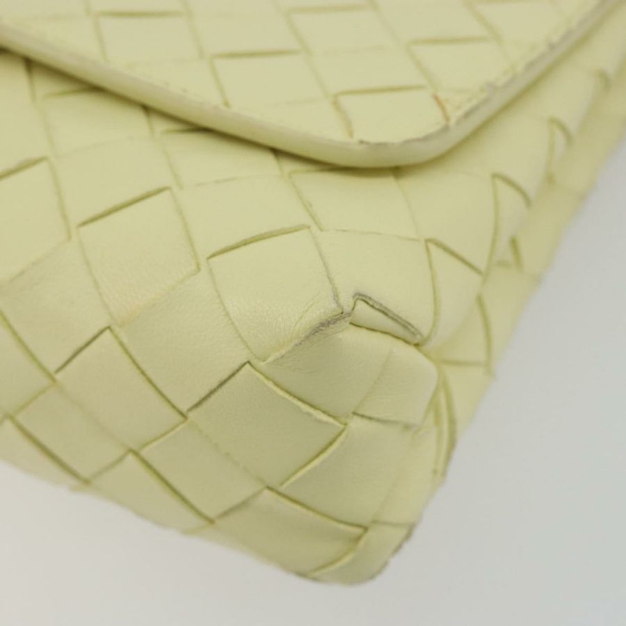 【日本直送】BOTTEGA VENETA INTRECCIATO 皮革肩背包 米色 金色 正品 BA13794V-7