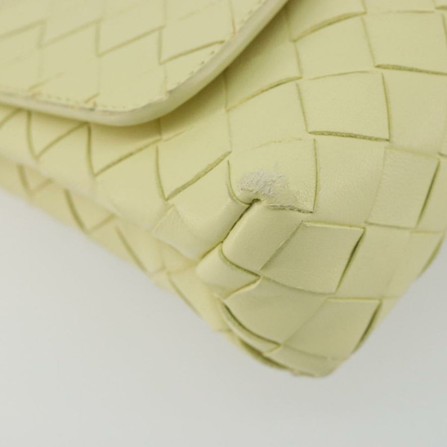 【日本直送】BOTTEGA VENETA INTRECCIATO 皮革肩背包 米色 金色 正品 BA13794V-14