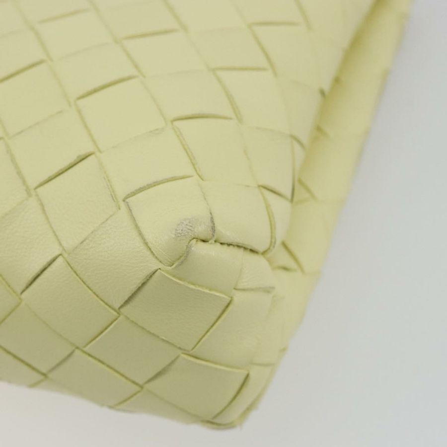【日本直送】BOTTEGA VENETA INTRECCIATO 皮革肩背包 米色 金色 正品 BA13794V-15