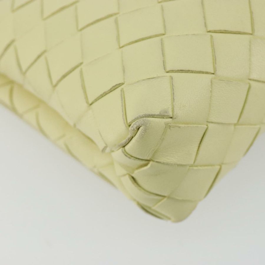 【日本直送】BOTTEGA VENETA INTRECCIATO 皮革肩背包 米色 金色 正品 BA13794V-16