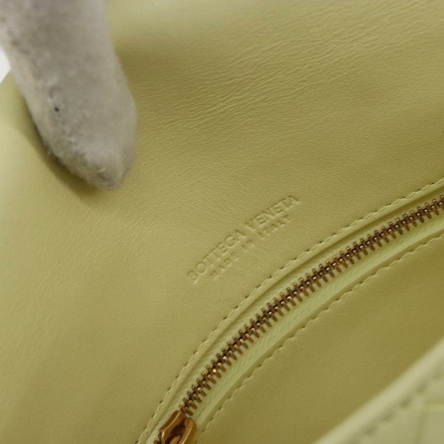 【日本直送】BOTTEGA VENETA INTRECCIATO 皮革肩背包 米色 金色 正品 BA13794V-18