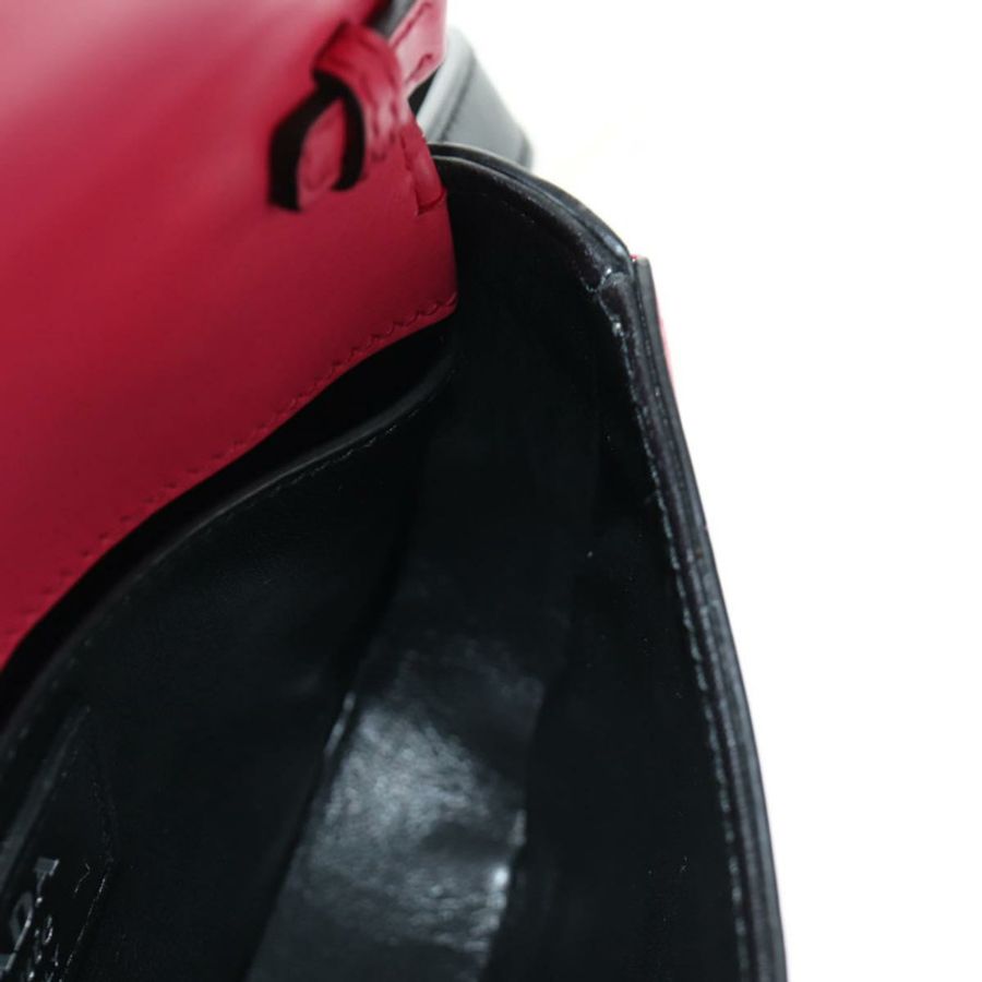 【日本直送】PRADA Sydney 鏈條單肩包 皮革 兩用 黑色 粉紅色 銀色 正品 186637SAM-25