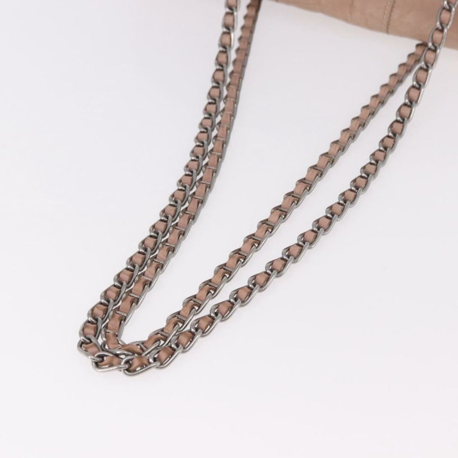 【日本直送】PRADA 鏈條單肩包 皮革 粉紅色 銀色 正品 gh2200A-8