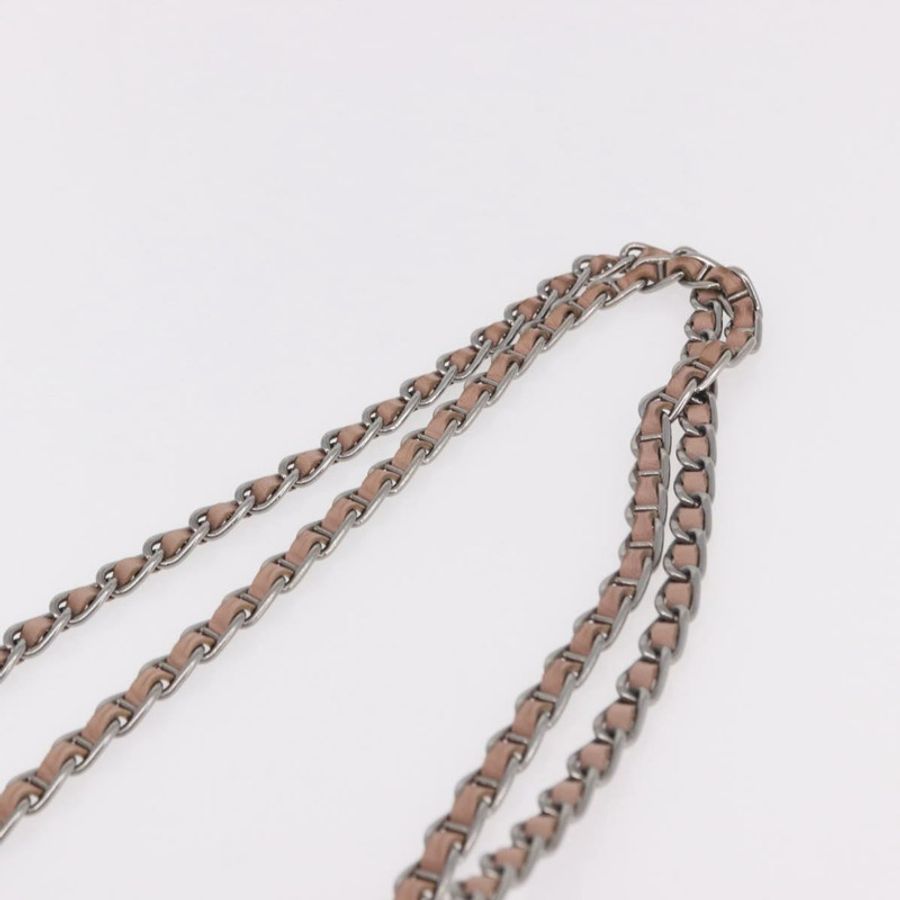 【日本直送】PRADA 鏈條單肩包 皮革 粉紅色 銀色 正品 gh2200A-13