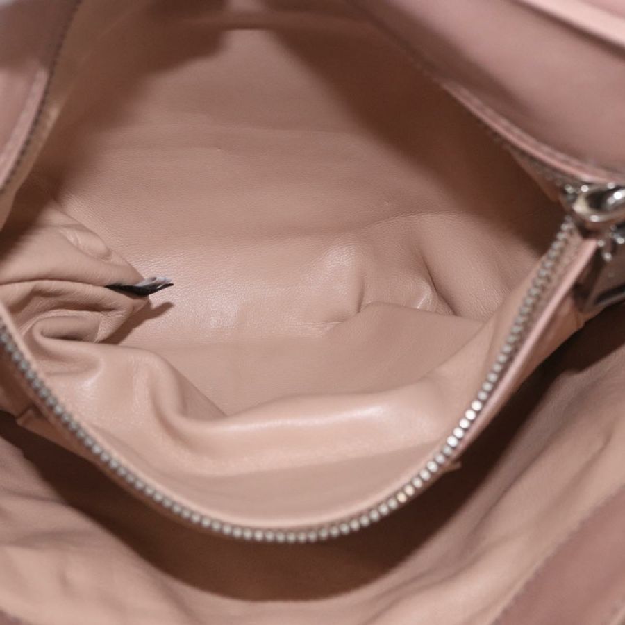 【日本直送】PRADA 鏈條單肩包 皮革 粉紅色 銀色 正品 gh2200A-29