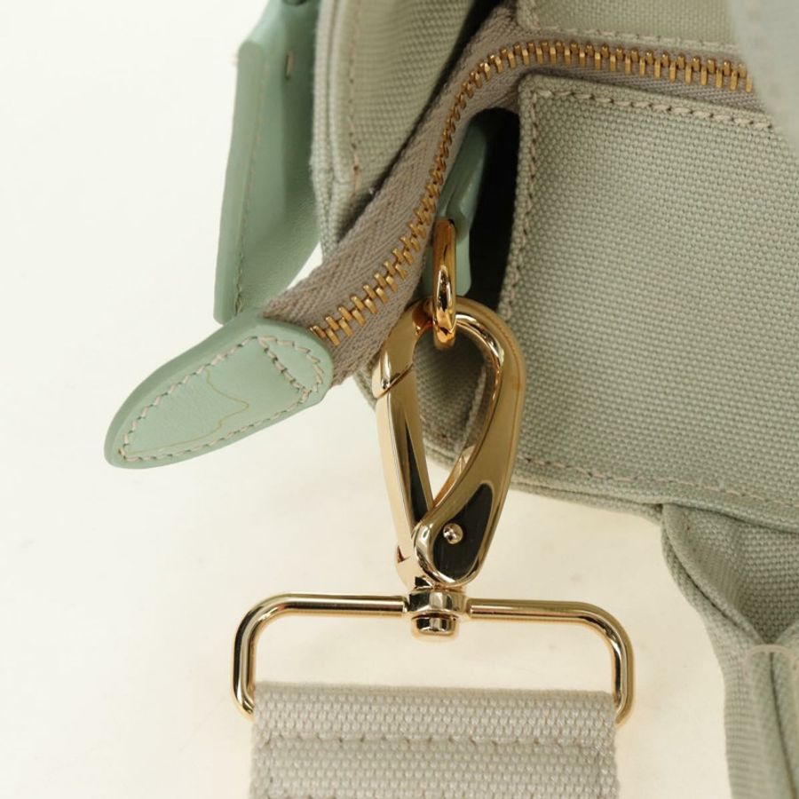 【日本直送】PRADA 藤編兩用手提包 綠色金色 正品 190430SAM-16