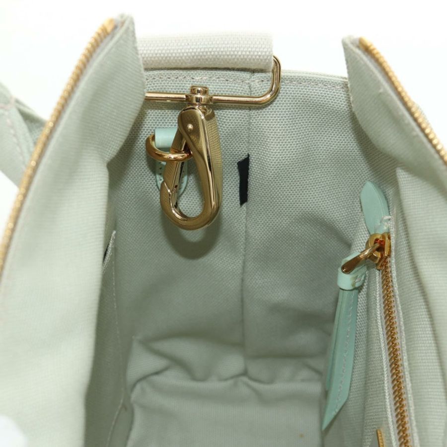 【日本直送】PRADA 藤編兩用手提包 綠色金色 正品 190430SAM-28