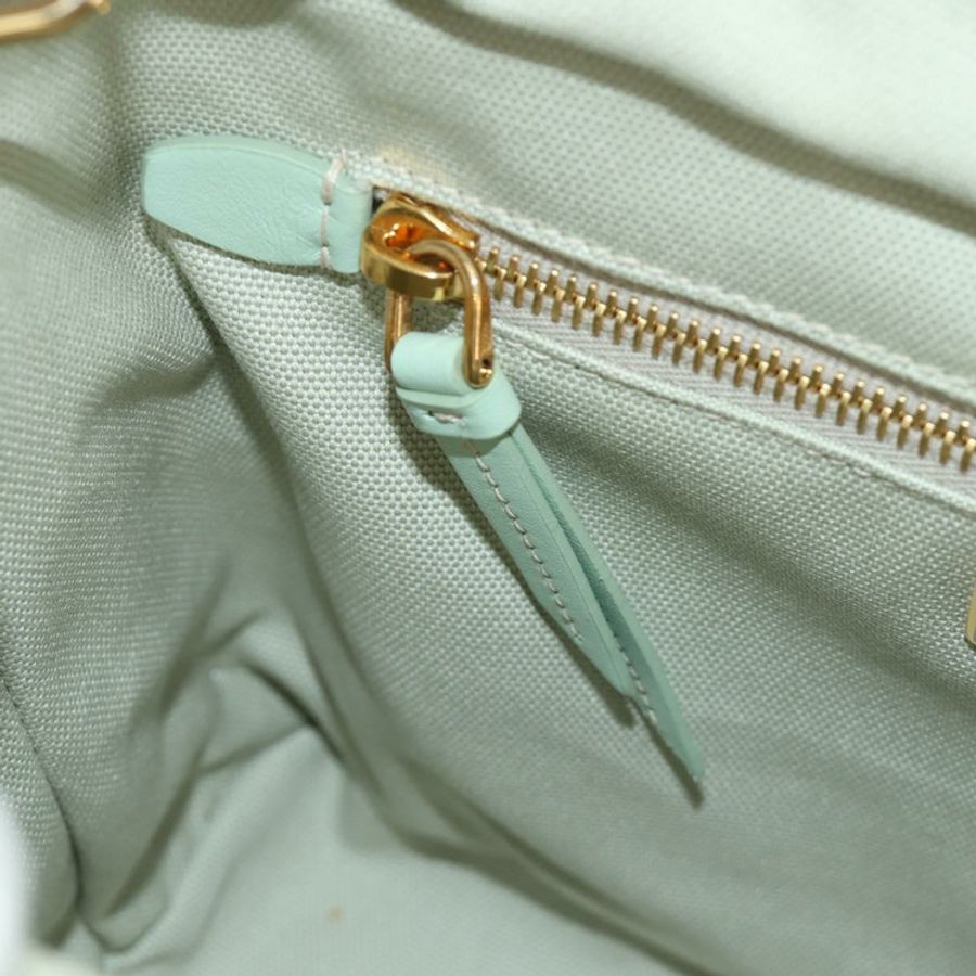 【日本直送】PRADA 藤編兩用手提包 綠色金色 正品 190430SAM-30