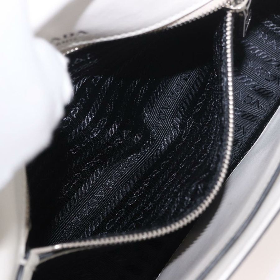 【日本直送】PRADA 鏈條單肩包 Safiano 皮革 黃色 銀色 正品 190027A-24