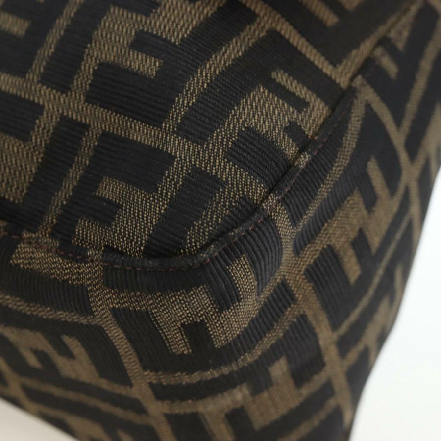 【日本直送】FENDI Zucca 帆布 Mamma Baguette 手袋棕色黑色正品 190870SAV-14