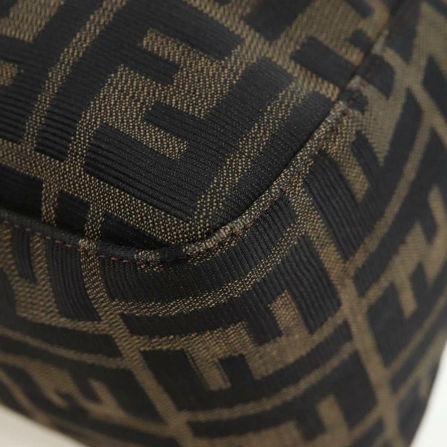 【日本直送】FENDI Zucca 帆布 Mamma Baguette 手袋棕色黑色正品 190870SAV-16