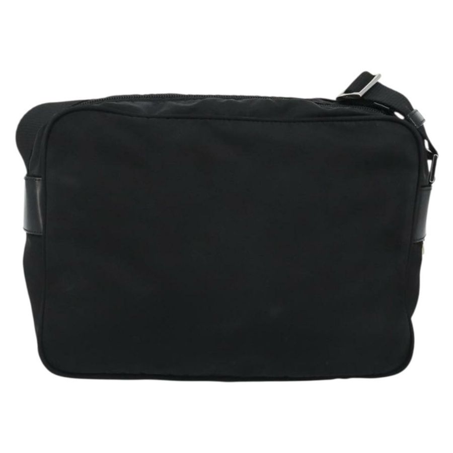 【日本直送】PRADA 單肩包 尼龍 黑色 銀色 正品 mr2725A-1