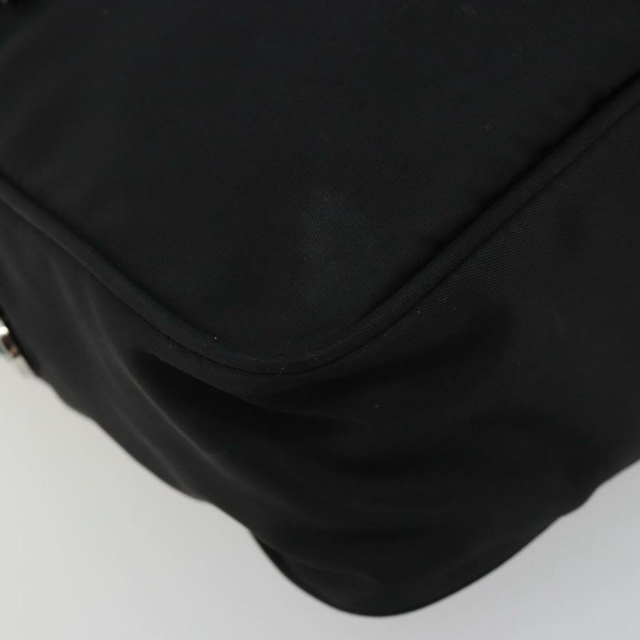 【日本直送】PRADA 單肩包 尼龍 黑色 銀色 正品 mr2725A-15