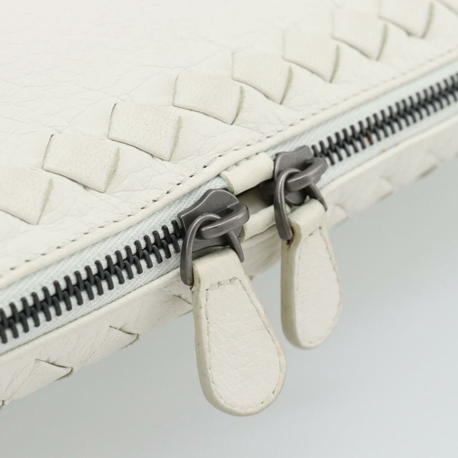 【日本直送】BOTTEGA VENETA 白色真皮手提包 正品 mr2777V-8