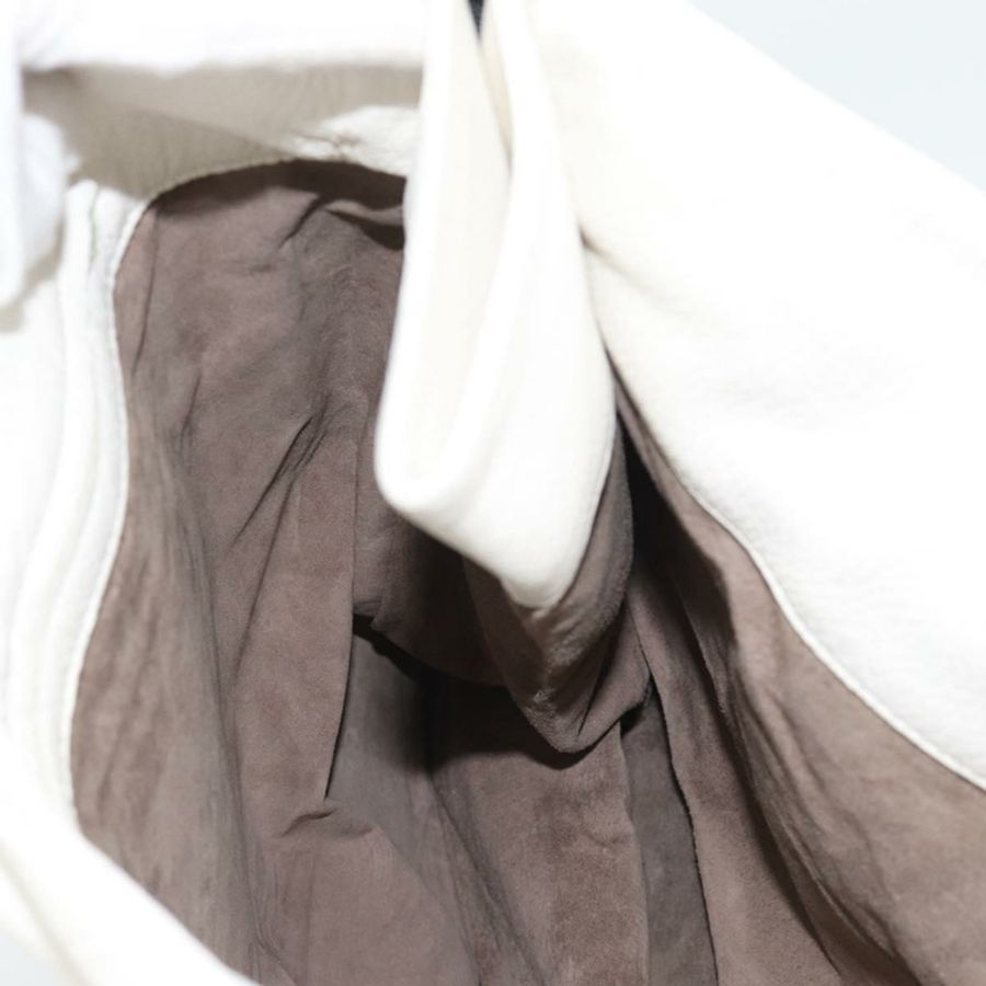 【日本直送】BOTTEGA VENETA 白色真皮手提包 正品 mr2777V-21
