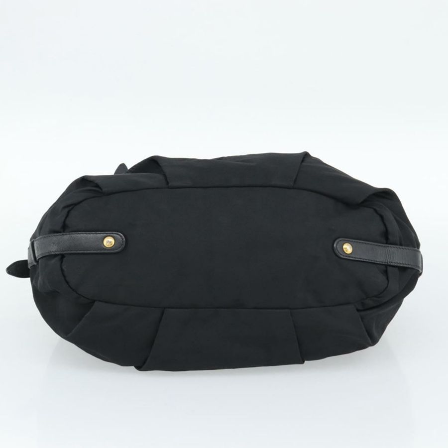 【日本直送】PRADA 尼龍雙肩包 黑色 金色 正品 191710V-4