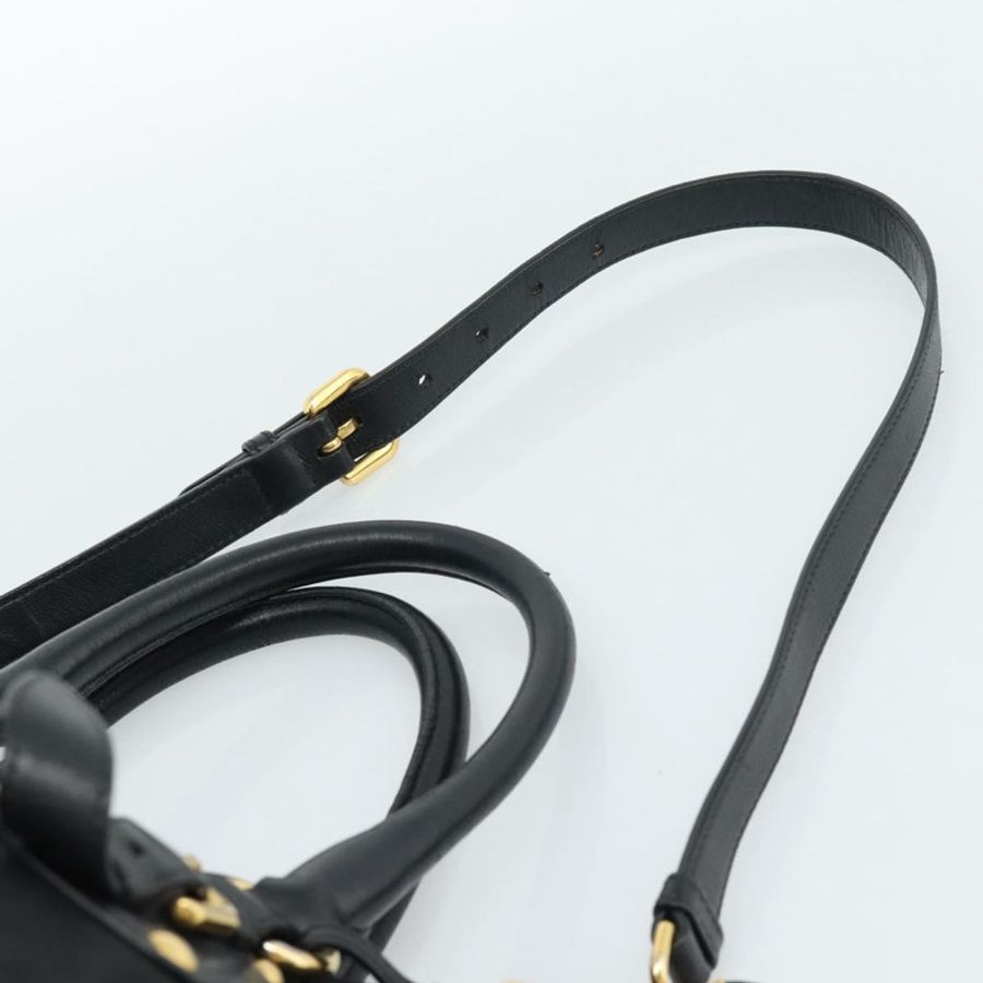 【日本直送】PRADA 尼龍雙肩包 黑色 金色 正品 191710V-8