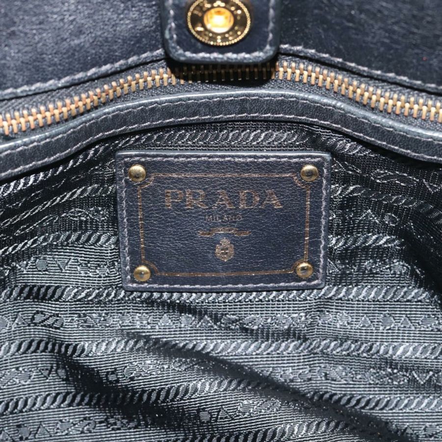 【日本直送】PRADA 尼龍雙肩包 黑色 金色 正品 191710V-20