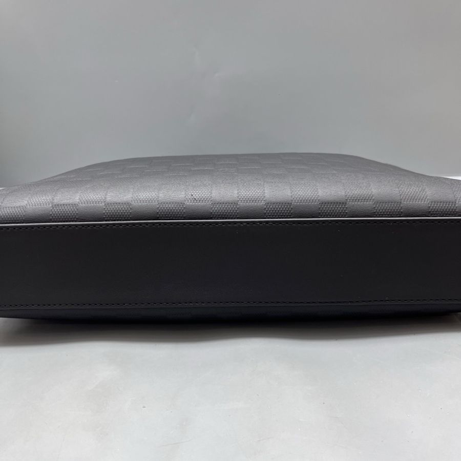 Louis Vuitton 路易威登 黑棋盤格公文包 尺寸37*28-2