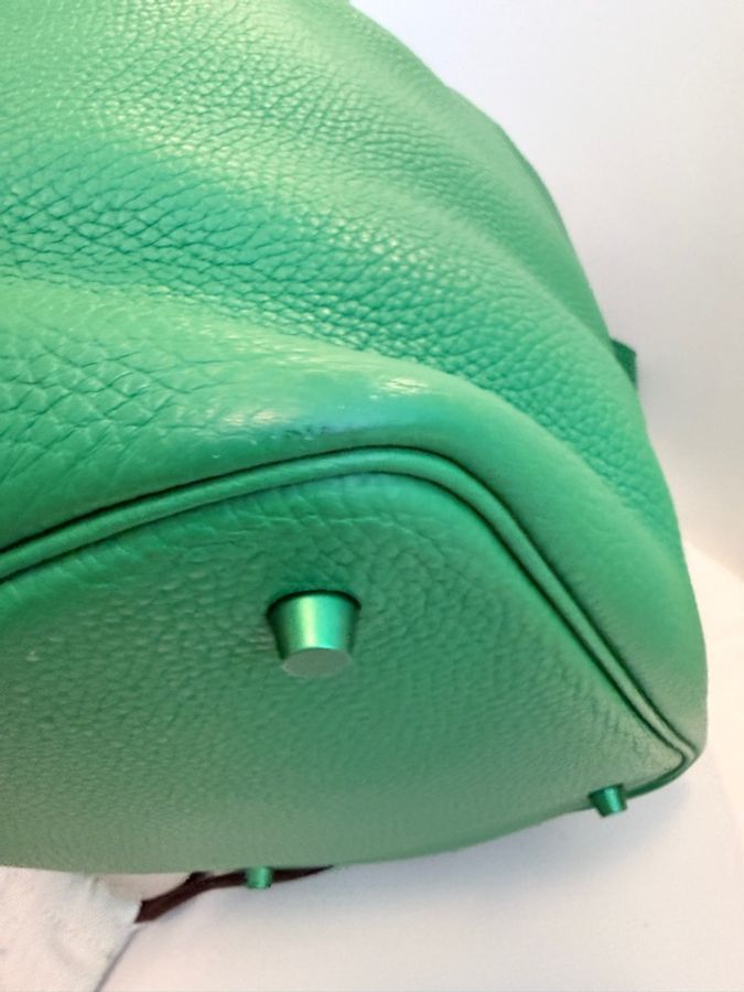 Hermes✨Picotin 22 竹子綠 幻彩釦限定 TC皮 可分期刷卡開發票-10