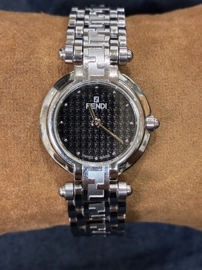 Fendi Orology 750L 女用精品手錶藍寶石水晶鏡面-1