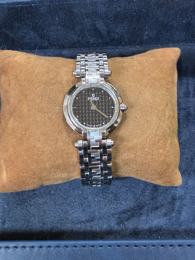 Fendi Orology 750L 女用精品手錶藍寶石水晶鏡面-2