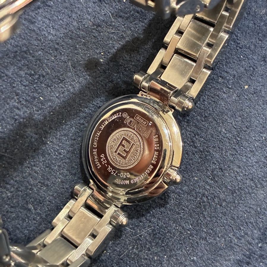 Fendi Orology 750L 女用精品手錶藍寶石水晶鏡面-6