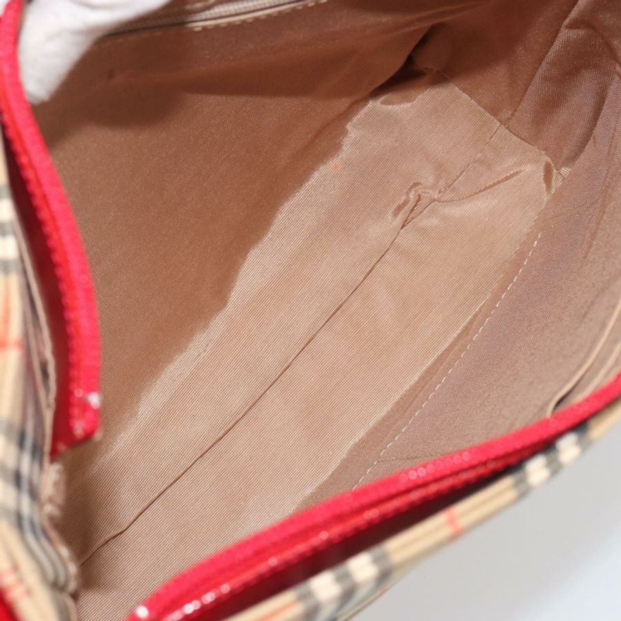 【日本直送】BURBERRY Nova 格紋帆布單肩包 米色 金色 正品 190469A-11