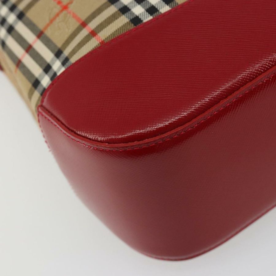 【日本直送】BURBERRY Nova 格紋帆布單肩包 米色 金色 正品 190469A-15