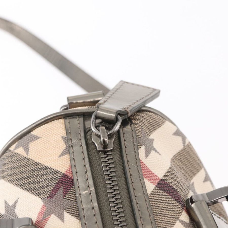 【日本直送】BURBERRY Nova 格紋手提包 PVC 兩用 米色 正品 gh2159A-18