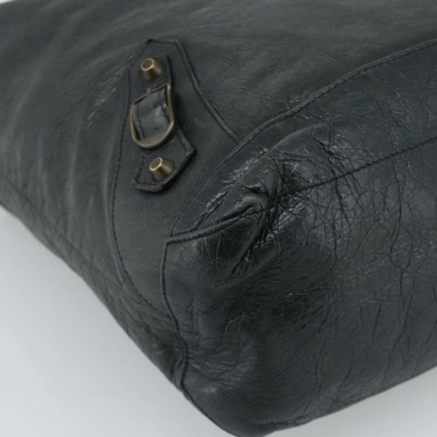 【日本直送】BALENCIAGA The Day 單肩包,皮革,綠色,貨號 140442,正品 fm5412V-13