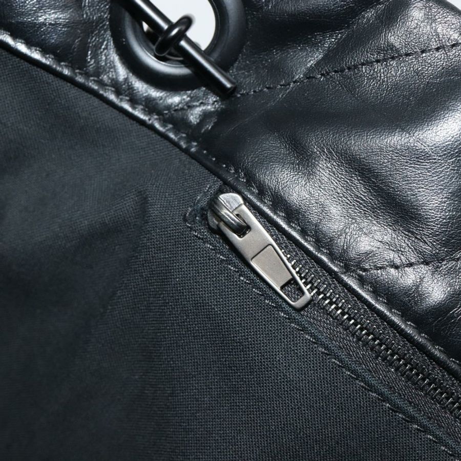【日本直送】BALENCIAGA Crash 黑色皮革肩背包 777856 Auth mr2710V-21