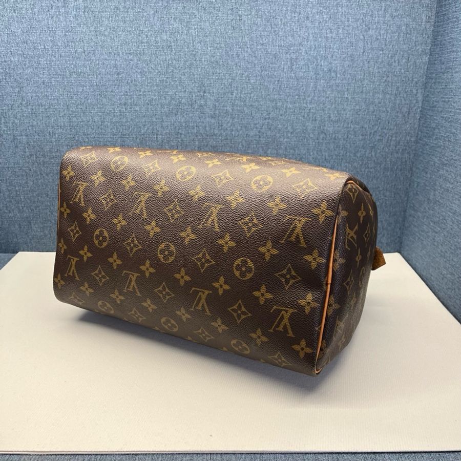 Louis Vuitton路易威登 老花Speedy30手拎包-4