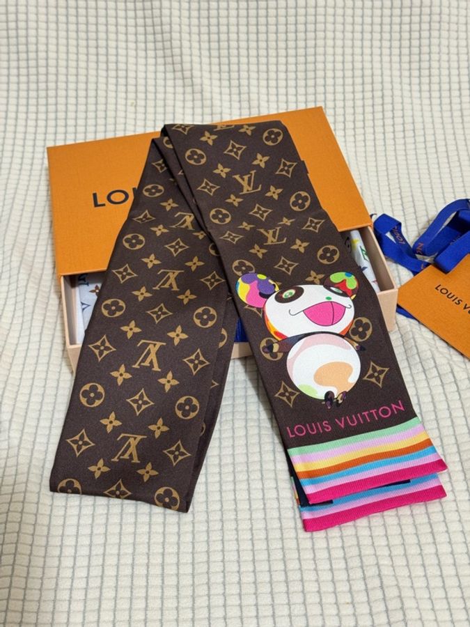 LV x TM Superflat Character Bandeau 🐼🤎-0
