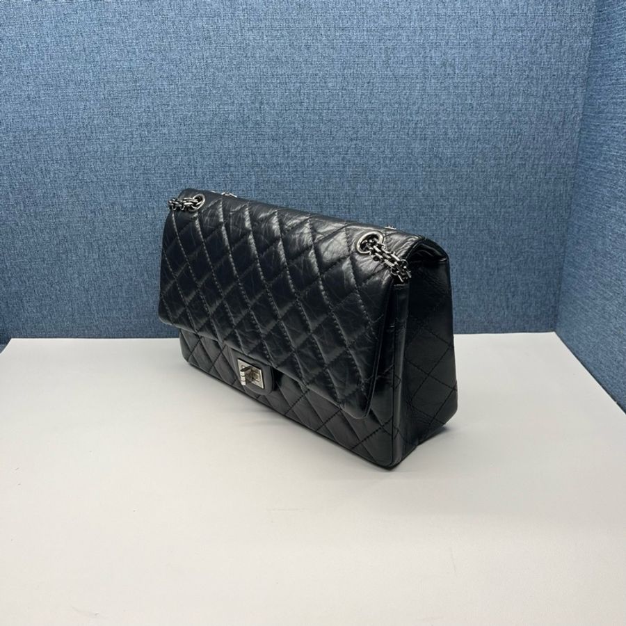Chanel香奈兒2.55系列 黑色 單肩斜挎包 97新-2