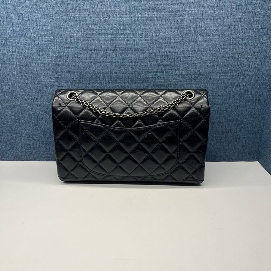 Chanel香奈兒2.55系列 黑色 單肩斜挎包 97新-3
