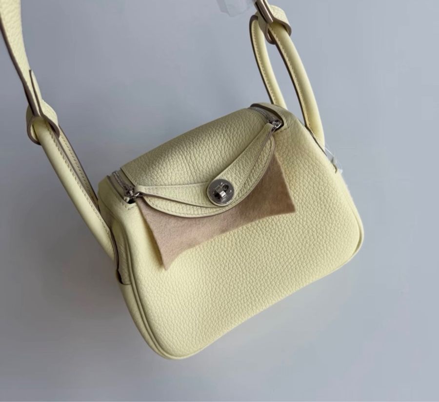 Hermes mini lindy米爾頓黃 k刻-0