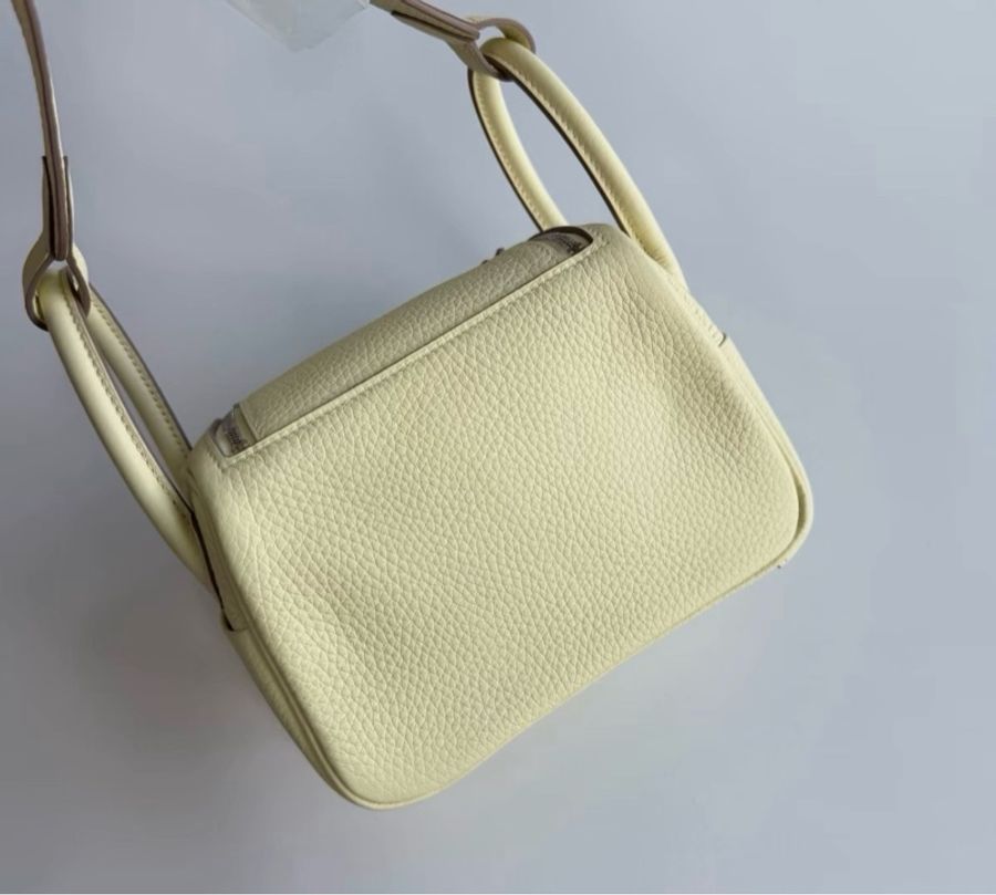 Hermes mini lindy米爾頓黃 k刻-3