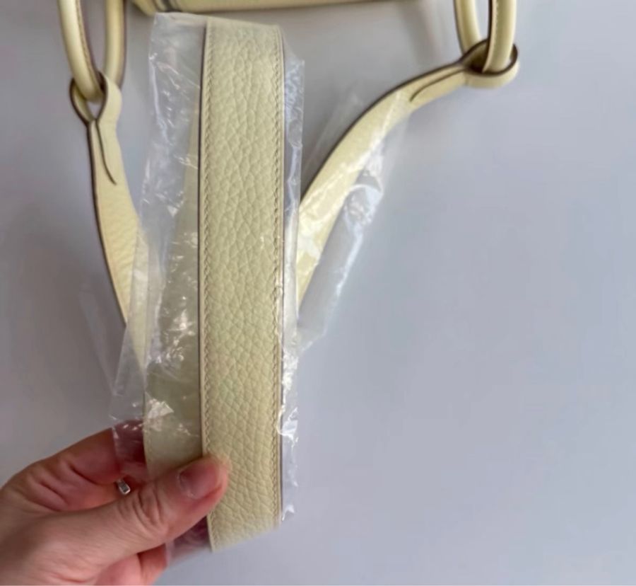 Hermes mini lindy米爾頓黃 k刻-8