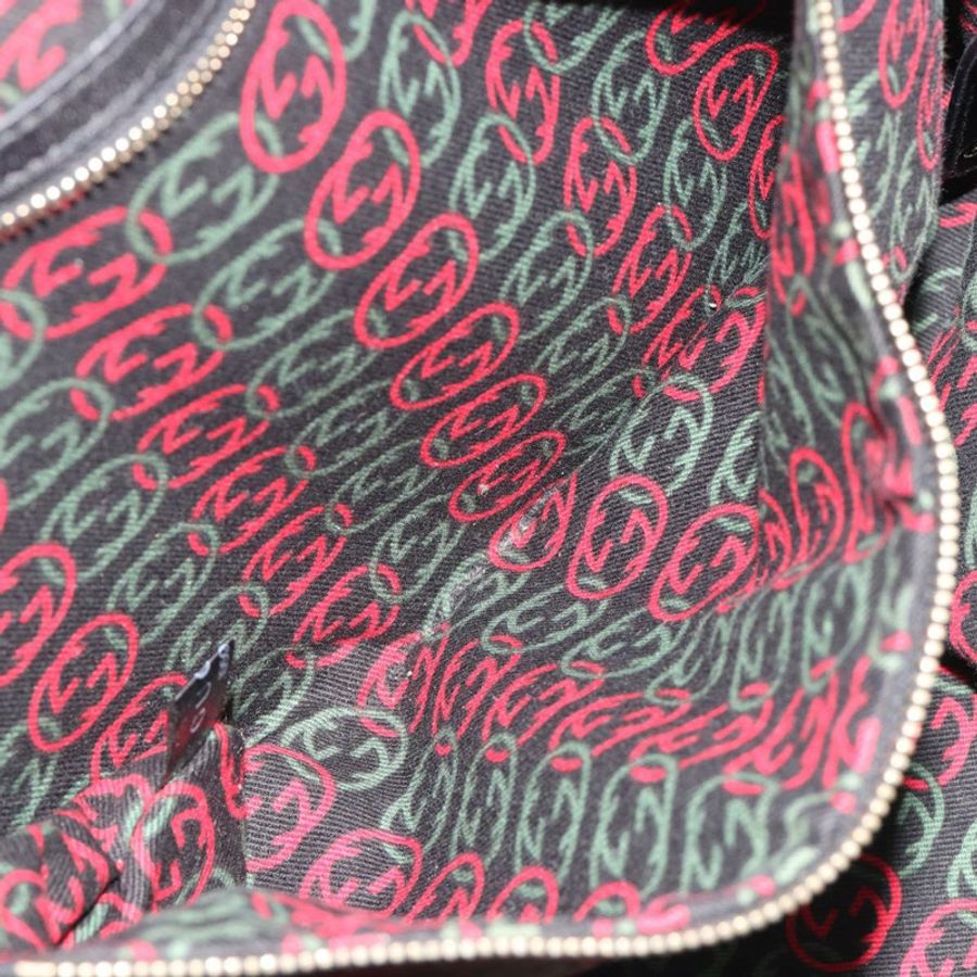 【日本直送】GUCCI Newbrit 手提包 皮革 黑色 金色 162094 正品 BA13791V-21