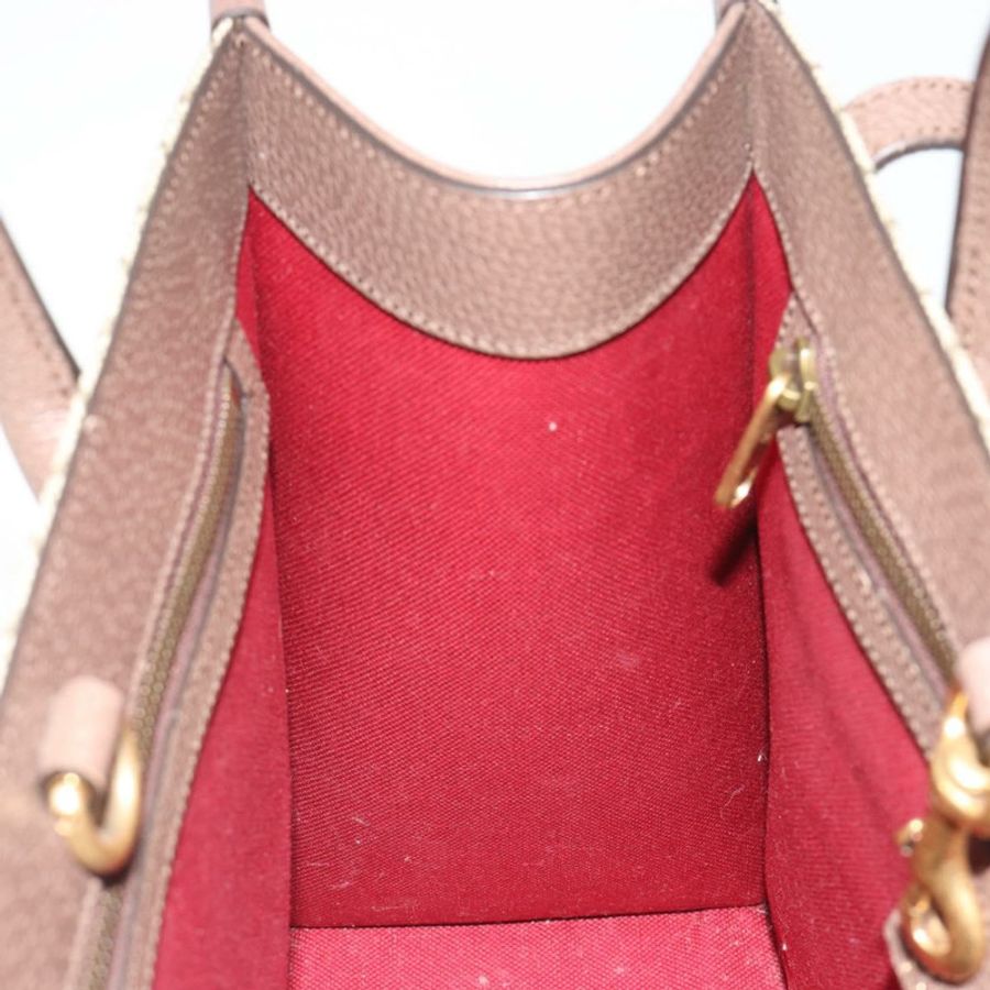 【日本直送】GUCCI GG Supreme 唐老鴨手提包 PVC 兩用 米色/金色 648134 正品 190456M-22