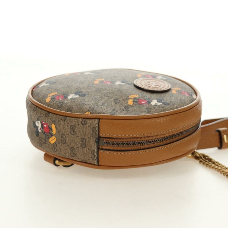 【日本直送】GUCCI Micro GG Supreme Disney 背包 PVC 米色 金色 603730 正品 ep15082M-3