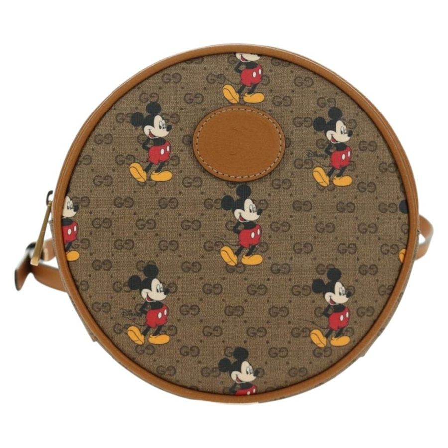 【日本直送】GUCCI Micro GG Supreme Disney 背包 PVC 米色 金色 603730 正品 ep15082M-12
