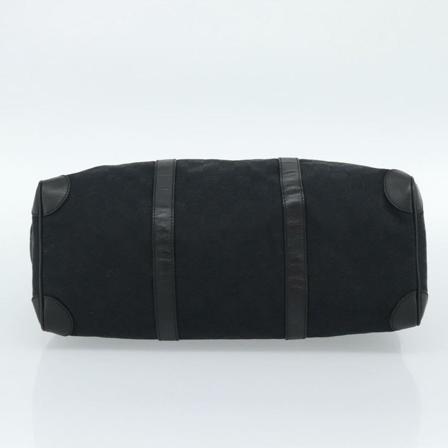 【日本直送】GUCCI GG帆布波士頓包 黑色金色 000 0846 正品 fm5397V-4