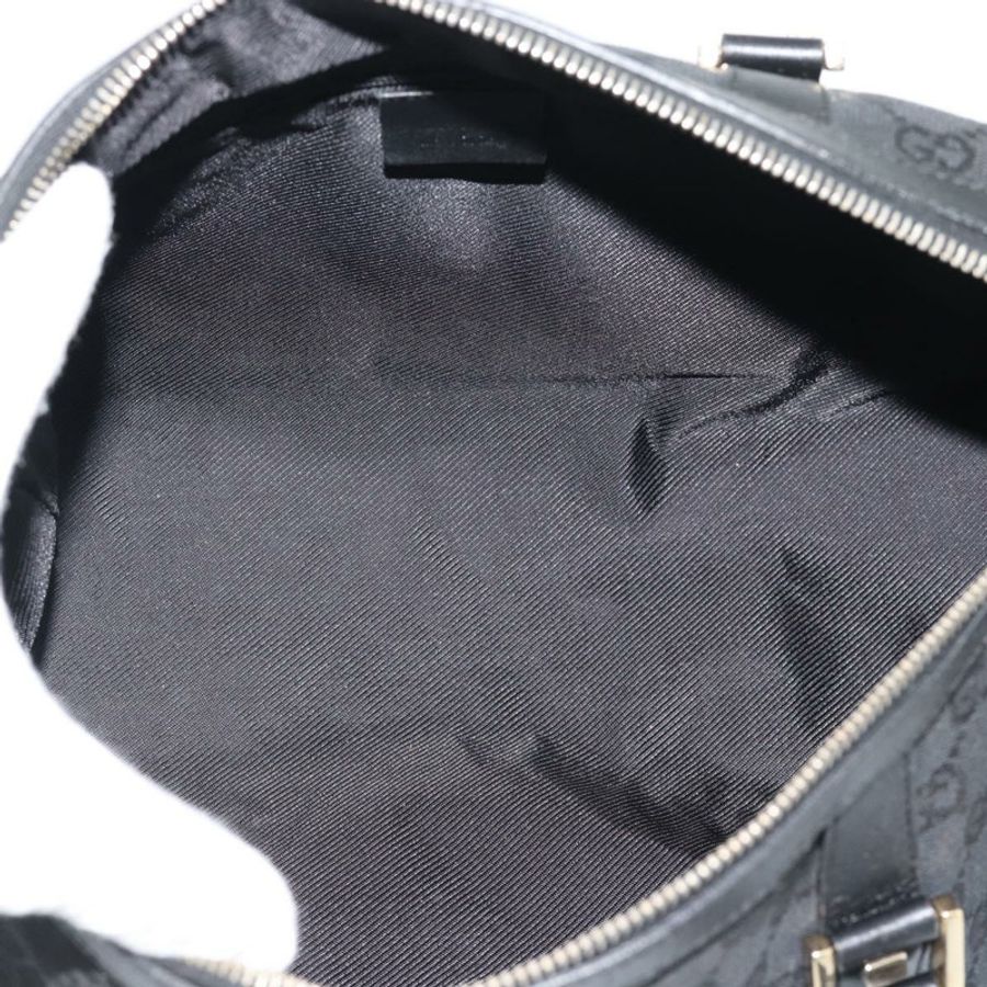 【日本直送】GUCCI GG帆布波士頓包 黑色金色 000 0846 正品 fm5397V-10