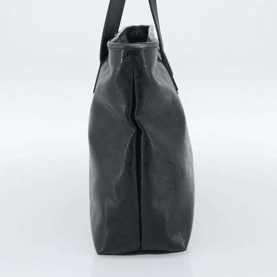 【日本直送】GUCCI GG 經典手提包 PVC 皮革 黑色 211137 正品 BA13986A-2