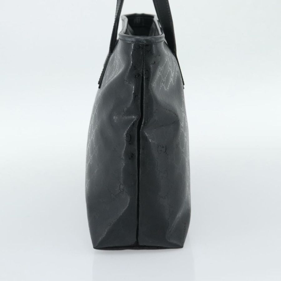 【日本直送】GUCCI GG 經典手提包 PVC 皮革 黑色 211137 正品 BA13986A-3