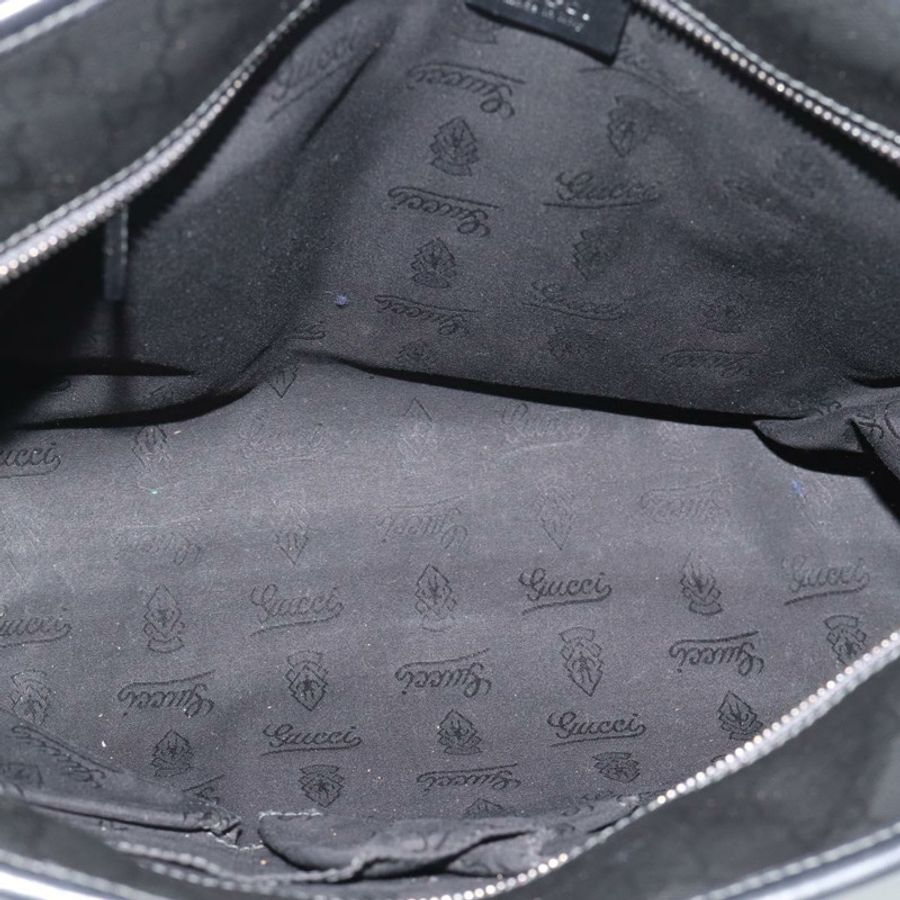 【日本直送】GUCCI GG 經典手提包 PVC 皮革 黑色 211137 正品 BA13986A-10