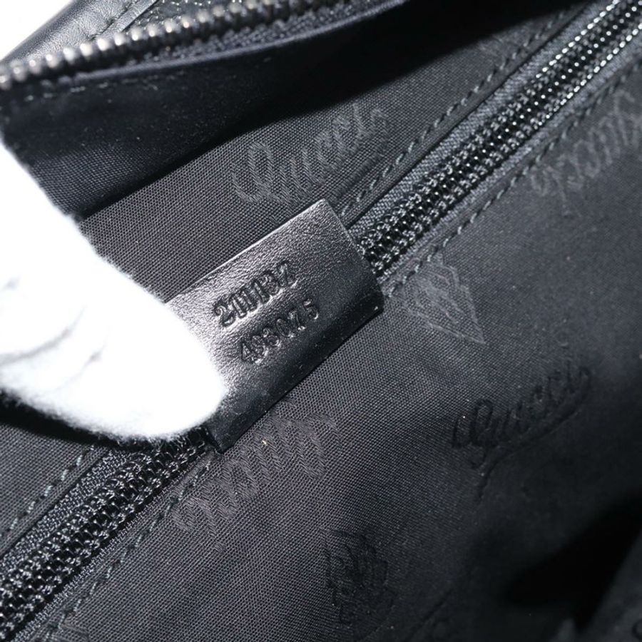 【日本直送】GUCCI GG 經典手提包 PVC 皮革 黑色 211137 正品 BA13986A-11